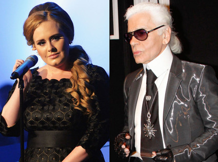 Adele, Karl Lagerfield Adele, Karl Lagerfield